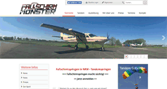 Desktop Screenshot of fallschirm-muenster.de
